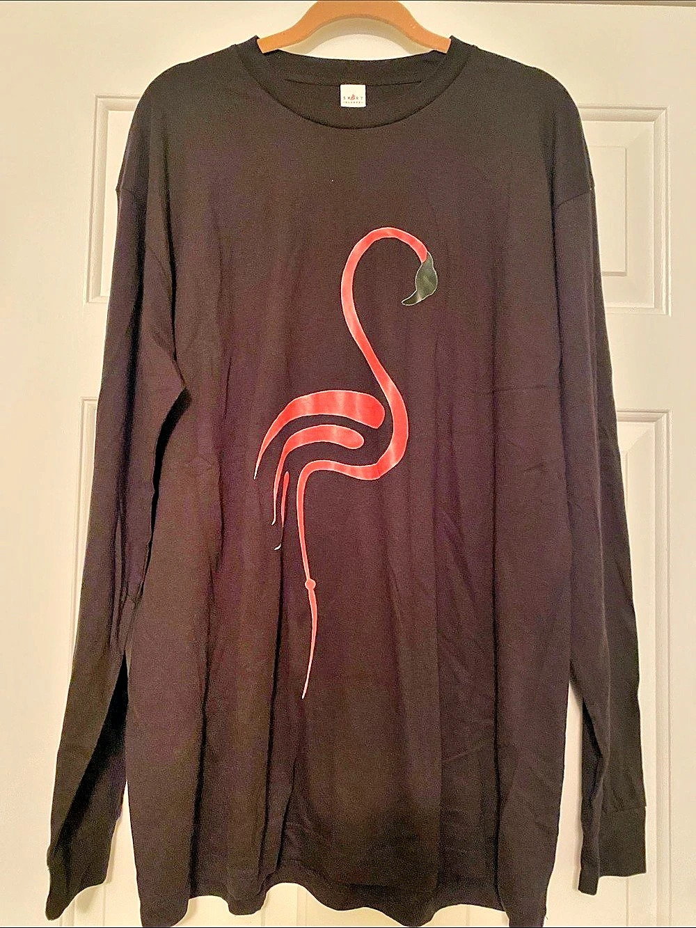 Smart Blanks Adult Long Sleeve Tee Men's Black & Red XL